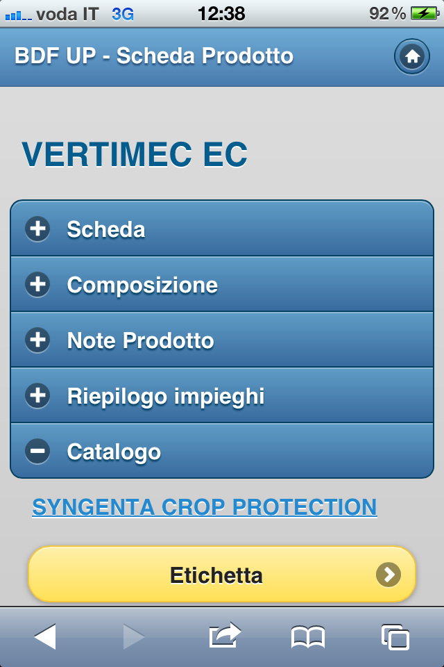 BDF-UP scheda prodotto